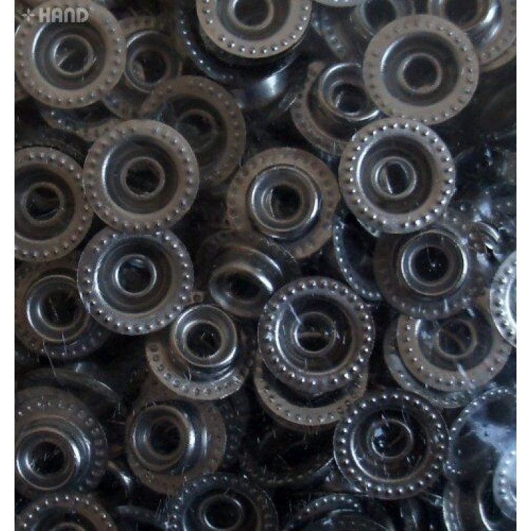 203 4-part Plain Flat Top Press Stud Buttons 12.5mm (203 Silver - appx 220g) 203 4-part Plain Flat Top Press Stud Buttons 12.5mm (203 Silver - appx 220g)