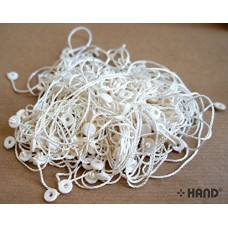 Easy Snap Fast to Attach Nylon String Hang Tag Silk White 1000pcs