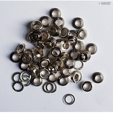 5 Packs (appx 50 pcs a pack) Silver Diameter 6mm Eyelets Grommets - Get the DEAL