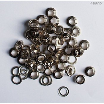 5 Packs (appx 50 pcs a pack) Silver Diameter 6mm Eyelets Grommets - Get the DEAL 5 Packs (appx 50 pcs a pack) Silver Diameter 6mm Eyelets Grommets - Get the DEAL