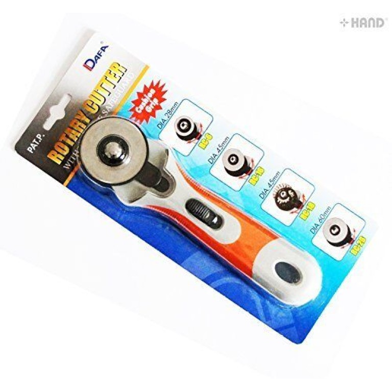 RC16 DAFA Rotary Cutter 45mm with Flexible Safeguard Straight Handle