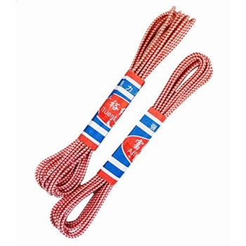 HAND White and Red Round Sewing Coloured Elastic Cord 3mmW x 4.2mL Assorted Colours - Pack of 2