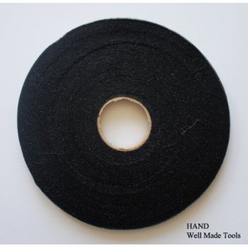 Single-Side Fusible Straight Grained Tape Web, 12 mm Wide, Approximately 150meters, Black