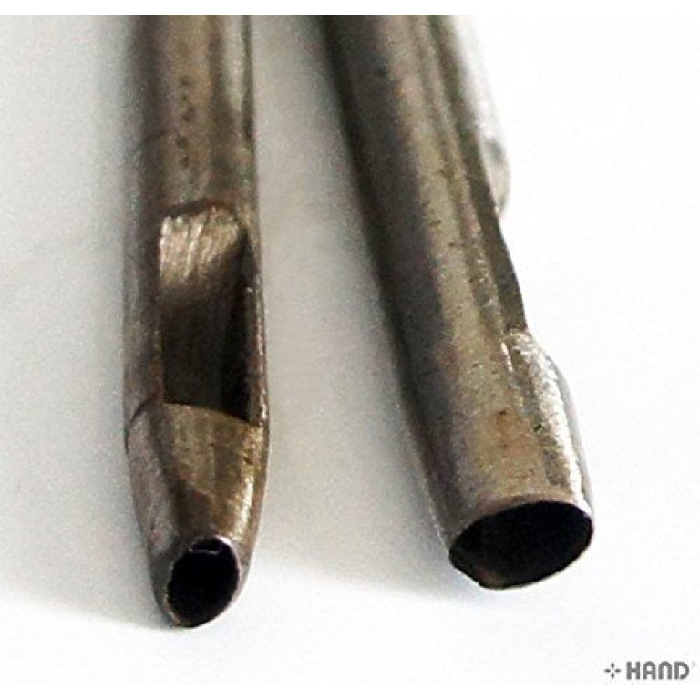 Set of 2 Oval Hole Leather Craft DIY Eyelet Hollow Punch - sizes 4, 5 mm Set of 2 Oval Hole Leather Craft DIY Eyelet Hollow Punch - sizes 4, 5 mm