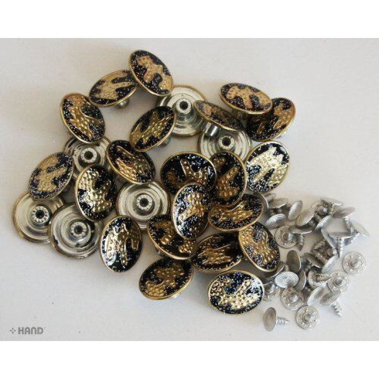No2 Fashionable Jeans Buttons with Glitters appx 70g - pack of appx 50 Pcs No2 Fashionable Jeans Buttons with Glitters appx 70g - pack of appx 50 Pcs