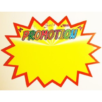 PROMOTION Display Sales Prices, Was/Now Prices, Sales Message- Sales Cards, A Pack of 10, Large 180x130mm