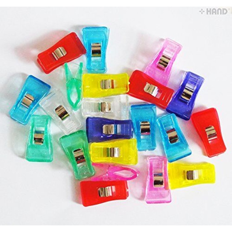 Colourful Plastic Wonder Clips - Pack of 20 Colourful Plastic Wonder Clips - Pack of 20