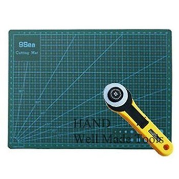 A3 Double Sided Cutting Mat + 45mm Rotary Cutter A3 Double Sided Cutting Mat + 45mm Rotary Cutter