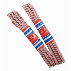 HAND White and Red Flat Sewing Coloured Elastic 7mmW x 3.6mL Assorted Colours - Pack of 2