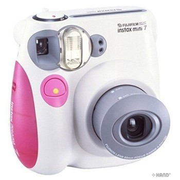 FASHION SHOOT, Back Stage Camera FUJIFILM Instax Mini 7s Instant Film Camera + A BOX Free Films 20 Sheets (fuschia pink camera)