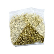 HAND® Premium Copper Quality Gold Safety Pins (Size 0) - 19 mm Long - Box of 2000