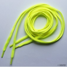10 Pairs Oval Trainer Shoe Laces 110cm/43" - Assorted Colours (Neon Yellow)