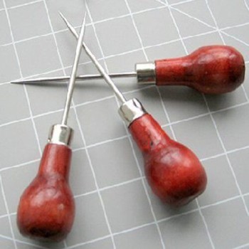 Wooden Handle Clickers Awl 10cm / 4 Inch- Buy 1 Get 1 Free Offer