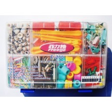 Plastic Parts Storage Case for Office & Studio Supplies and Craft, Clear