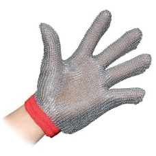 Stainless Steel Mesh Hand Glove, Safety Glove - Cut Resistant (Size M)