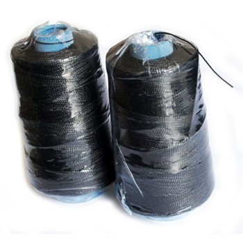 Heavy Duty Sewing Machine Strong Thread String Spool - appx 500 m. Pack of 2 (Black)
