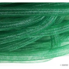 Dark Green Elastic Lightweight Millinery Tubular Crin Assorted Plain Colours Trim - diameter 8 mm, appx 30 metres per pack 