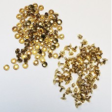 HAND 2-part Decorative Top Press Stud Buttons Assorted Sizes, Colours and Designs (PSG14 Plain Flat Gold 8mm - pack of 200 - Top 40g Bottom 30g)