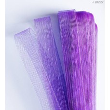 Nylon Crin Trim, Bridal Webbing “Horses hair” Assorted Colors – 30 mm W x 5 meter (Purple)
