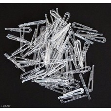 Small Clear Plastic Alligator Shirt Clips - pack of 1000