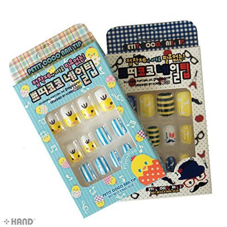 Fun Kids False NO Glue Needed Nail Tip Set - Assorted Designs - 2 Packs Fun Kids False NO Glue Needed Nail Tip Set - Assorted Designs - 2 Packs