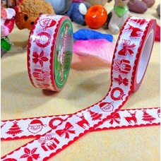 HAND Fun Christmas Gift Wrapping Paper Tape 15mW (No.9- Its a magnificent gift! 10 meters) Pack of 2 Rolls