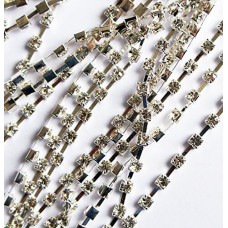 9 Metres of Crystal Gems Embellishment - 4mm Diameter