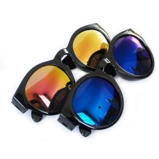 RPM400 Retro Iridescent Mirror Lens Sunglasses UV400 - Pack of 2
