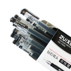 CS-801 Extra Fine Point Pen 0.38mm - Assorted Colors - Box of 12 (Black)