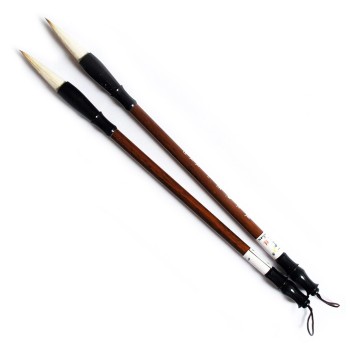 SU-17 Assorted Sizes Comfort to Hold Art & Calligraphy Sumi Brushes - Pack of 2 (Medium)