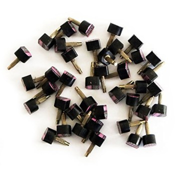 A Pack of Ladies U-shape High Shoe Repair Heel Tips (602 - 9x10mm pack of 20 pairs)