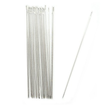 No.50 Extra Thin Embroidery Needles, A Pack of Appx 25 Pcs- 4.7cm No.50 Extra Thin Embroidery Needles, A Pack of Appx 25 Pcs- 4.7cm