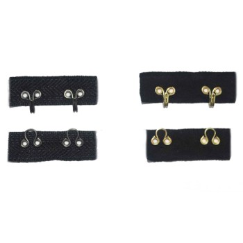 Heavy Weight Hook & Eye Tape Burnished Silver 3.8cmW, 3 meters