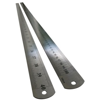 2 Pieces Get Solid, Precisely Marked Double Side Steel Ruler 1 meter, 100cm, 40inch 2 Pieces Get Solid, Precisely Marked Double Side Steel Ruler 1 meter, 100cm, 40inch