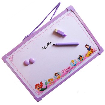 Children Colourful Dry Erase Magnetic White/Alphabet Board with Marker, Eraser and Magnets (Small Girls 30x20)
