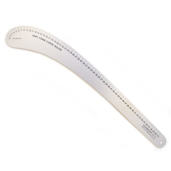 NO.6261A HAND Metric Vary Form Curve Ruler, Aluminium 61cm