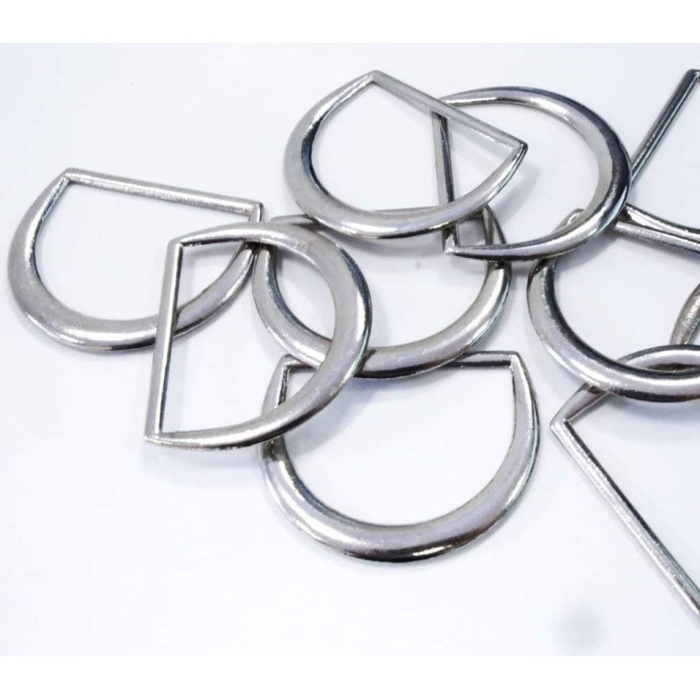 HAND D Ring Silver Buckles Elegant Shape Handbags Belts Buckle Fit Belt Width 2cm Pack of 10 pcs HAND D Ring Silver Buckles Elegant Shape Handbags Belts Buckle Fit Belt Width 2cm Pack of 10 pcs
