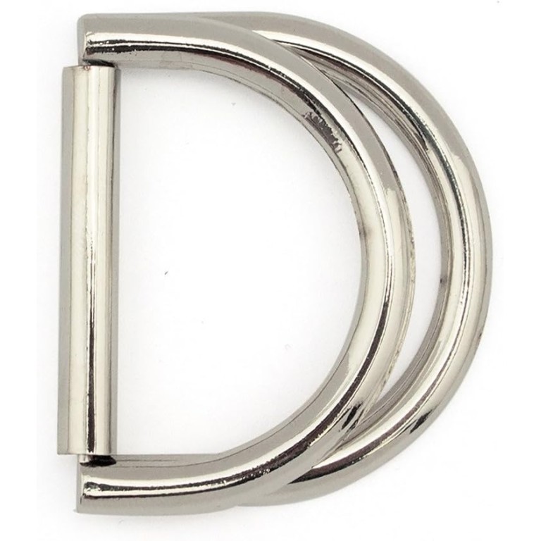 HAND Belt Buckle 10171 Large 3cm Silver Metal D Ring - Pack of 5 HAND Belt Buckle 10171 Large 3cm Silver Metal D Ring - Pack of 5