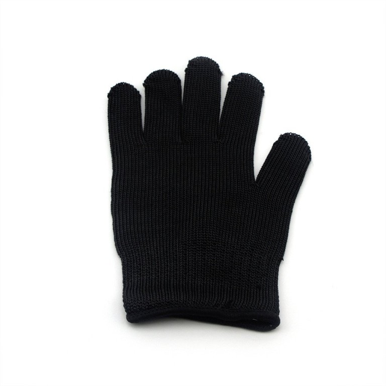 HAND Mesh Safety Gloves Cut Resistant Black Nylon Weave - Mens Medium Size HAND Mesh Safety Gloves Cut Resistant Black Nylon Weave - Mens Medium Size