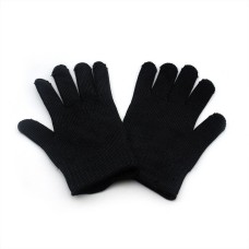 HAND Mesh Safety Gloves Cut Resistant Black Nylon Weave - Mens Medium Size