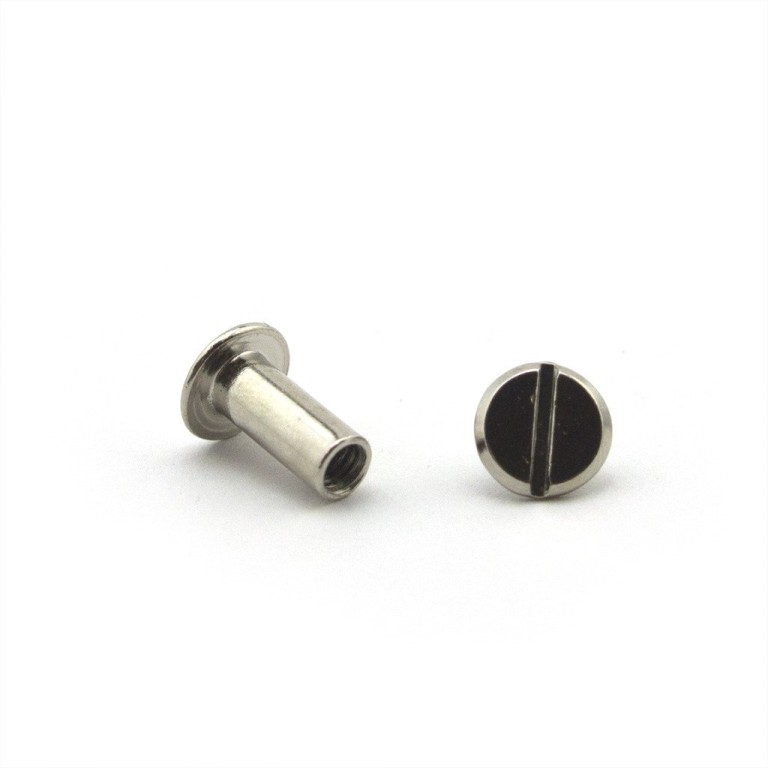 HAND Binding Screws SSSF07 Stylish Silver Screw In Studs 5x12 mm - Pack of 25 Sets HAND Binding Screws SSSF07 Stylish Silver Screw In Studs 5x12 mm - Pack of 25 Sets
