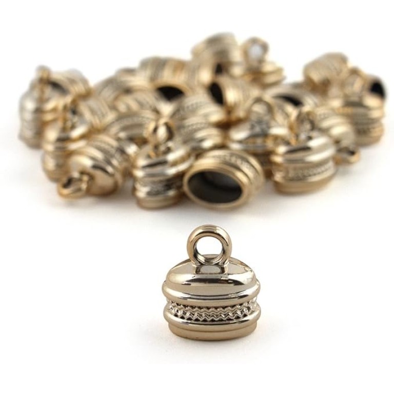 HAND No.15 1006 Gold Colour Oval Bell Shaped Trims - Embellishments for Clothing, Jewellery, Pendants - Pack of 20 HAND No.15 1006 Gold Colour Oval Bell Shaped Trims - Embellishments for Clothing, Jewellery, Pendants - Pack of 20