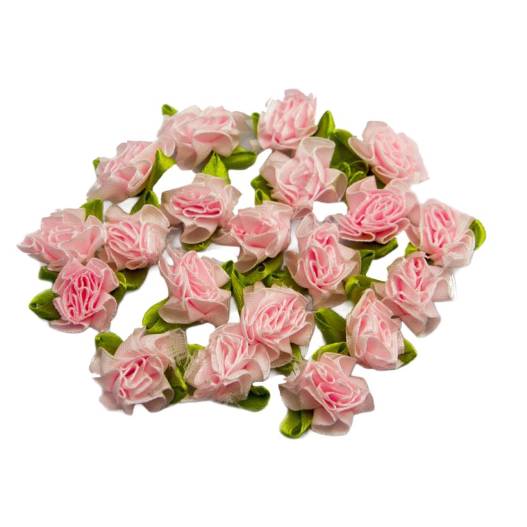 HAND Pretty Layering Fabric and Ribbon Flower Sew On Trims for Clothing and Accessory Embellishment 35 mm x 15 mm Pack of 20, Baby Pink HAND Pretty Layering Fabric and Ribbon Flower Sew On Trims for Clothing and Accessory Embellishment 35 mm x 15 mm Pack of 20, Baby Pink