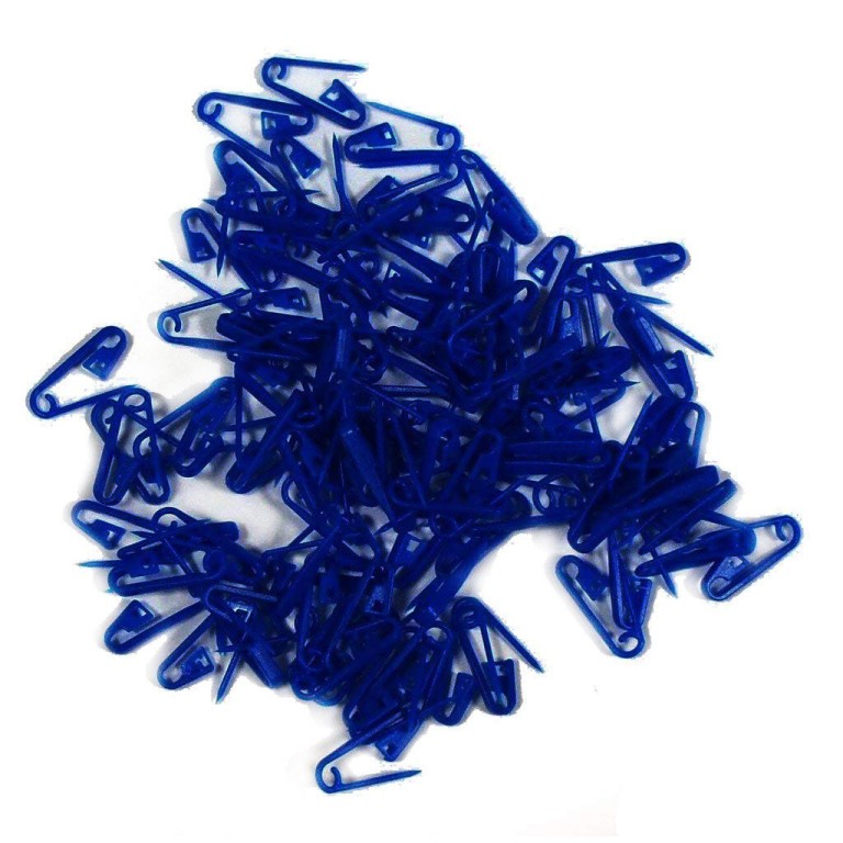 HAND ® Navy Plastic Safety Pins for Garment Label Hang Tags Fasteners Assorted Colours - Pack of 1000 HAND ® Navy Plastic Safety Pins for Garment Label Hang Tags Fasteners Assorted Colours - Pack of 1000