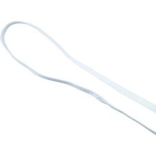 HAND Underwear/Bra Continuous Elastic Trim Material for Bra Strap Making White - 7 mm Width - 3 Metres