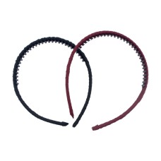 HAND Pretty Maroon Colour Alice Band Headband - Pack of 2