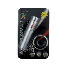 HAND® Dual Beam Key Ring LED Light 6cm - Pocked Sized and Versatile - with Batteries, Pack of 2