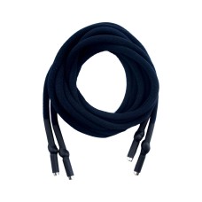HAND® A Pair of Black Hoodie Cords with Waterproof Cord Ends - 130 cm Long - Set of 2