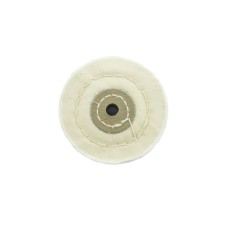 HAND® 3 cm x 50 Folds Unbleached Calico Buff Jewelry Polishing Cleaning Metal Finishing Rotary Tool