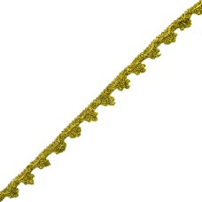 HAND® Gold Metallic Fabric Sew In Trim for Garment and Accessory Embellishment - 16 mm Wide - 3 Metres